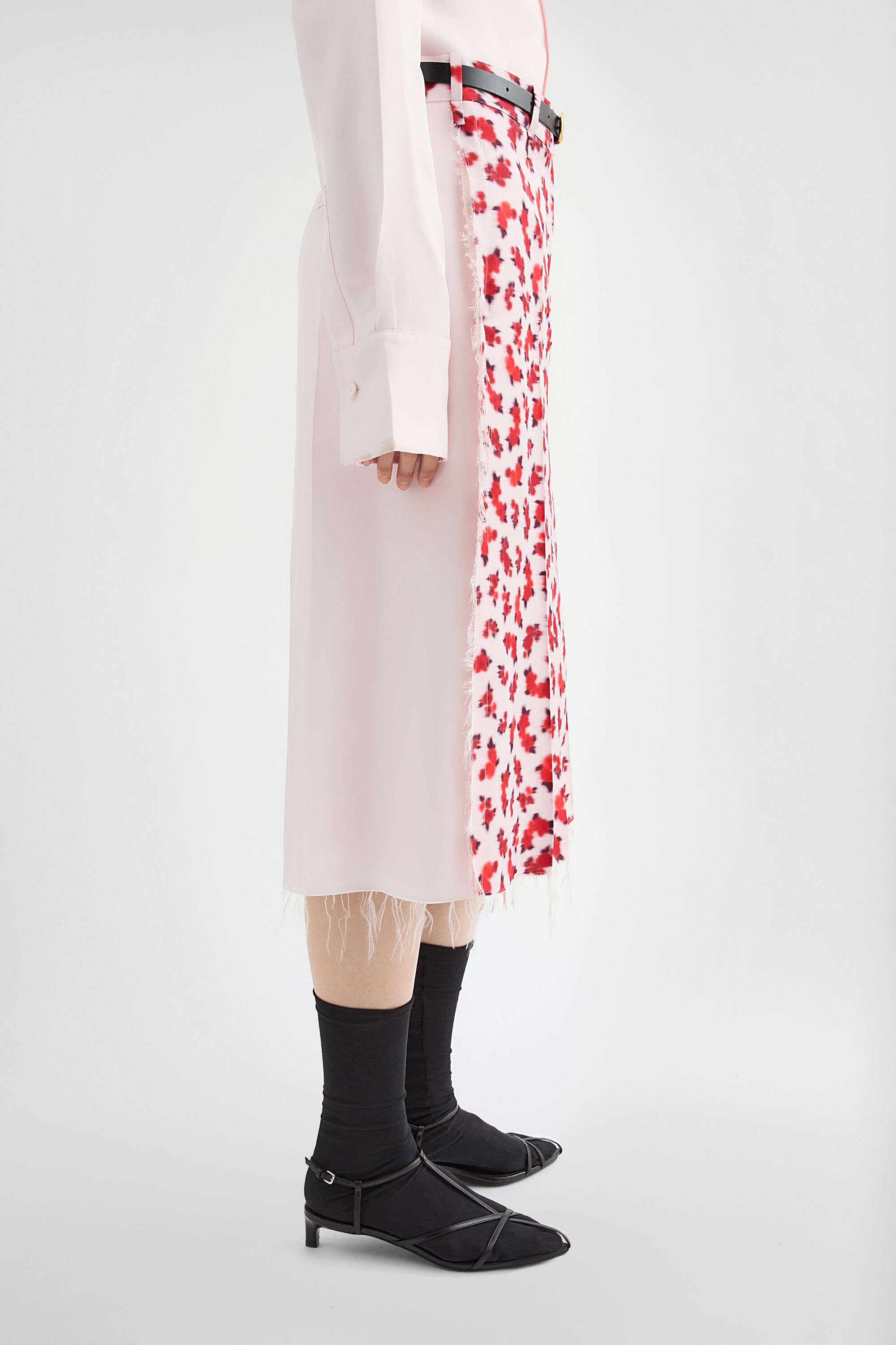 Fluid Viscose Printed Skirt - 3