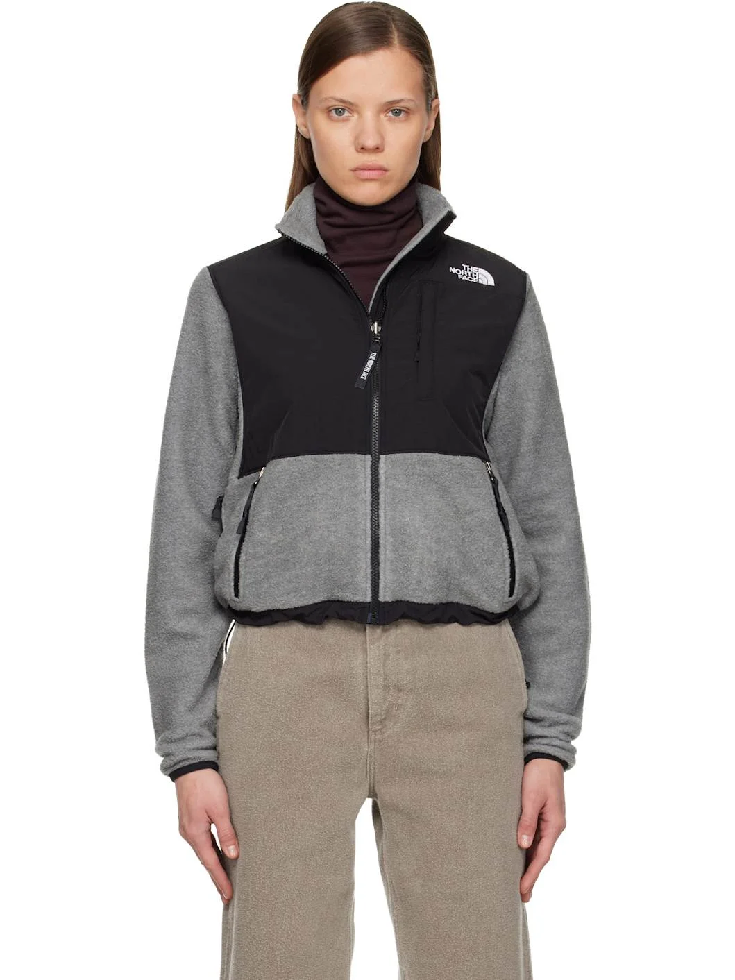Gray & Black Retro Denali Jacket - 1
