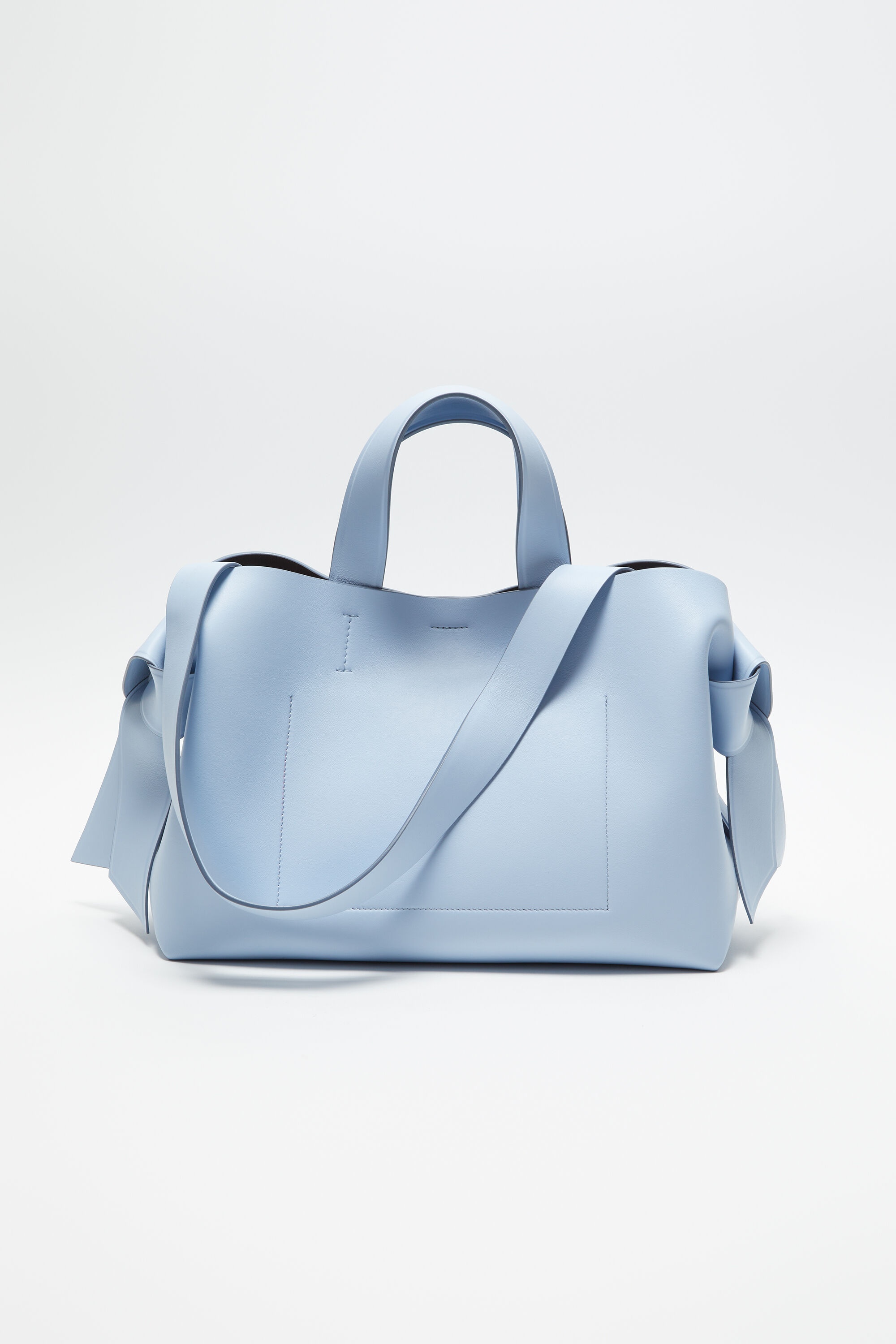 Musubi midi tote - Baby blue/brown - 3