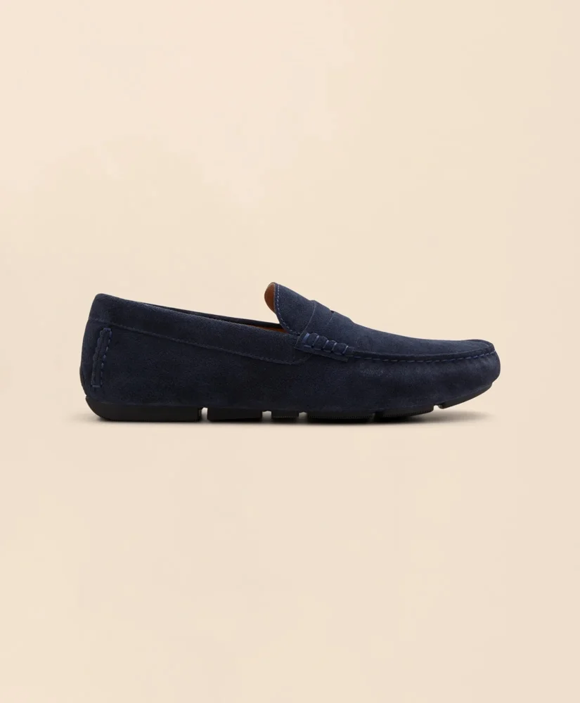 Jefferson Suede Driving Moccasins - 1
