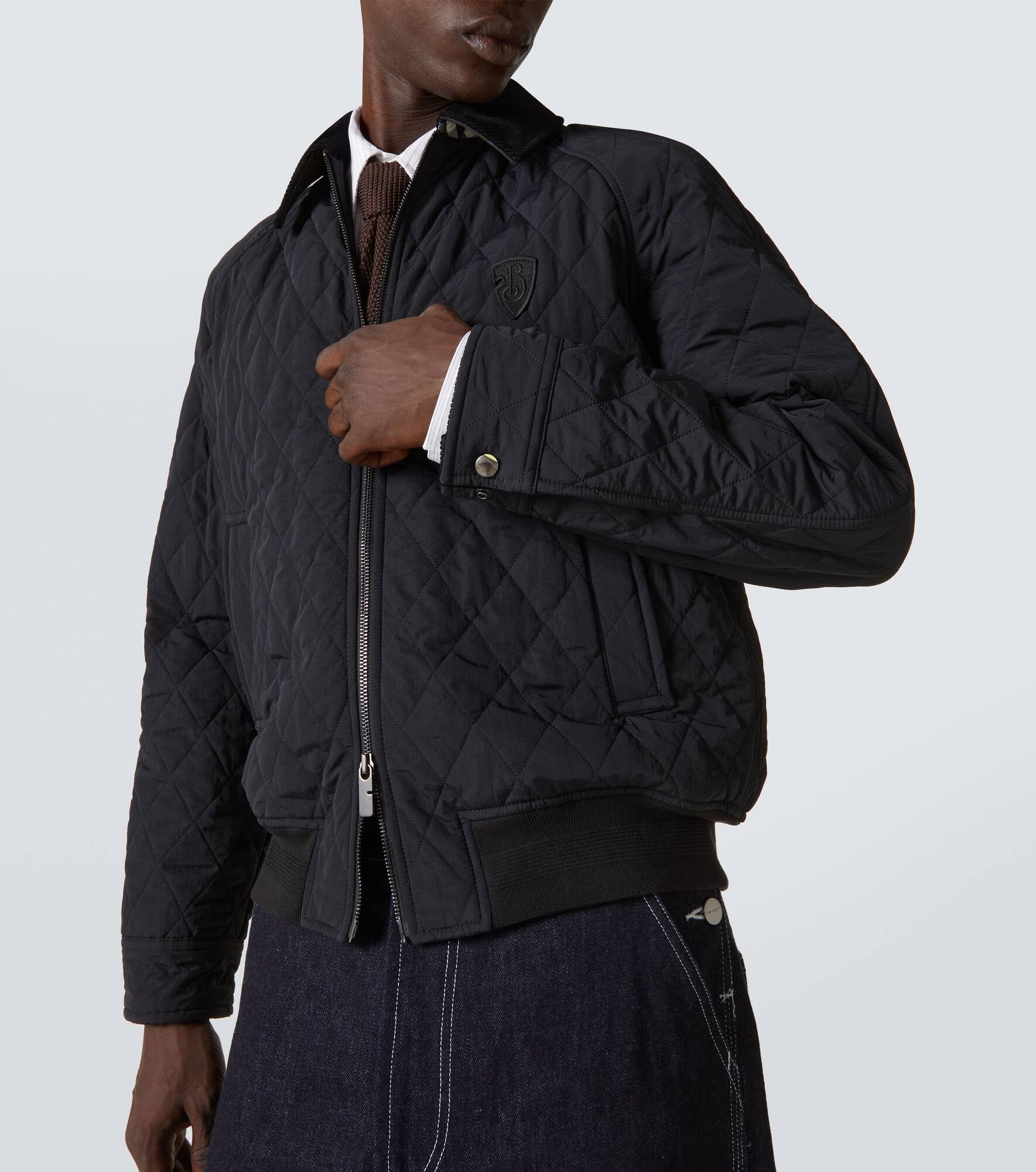 Quilted blouson - 5