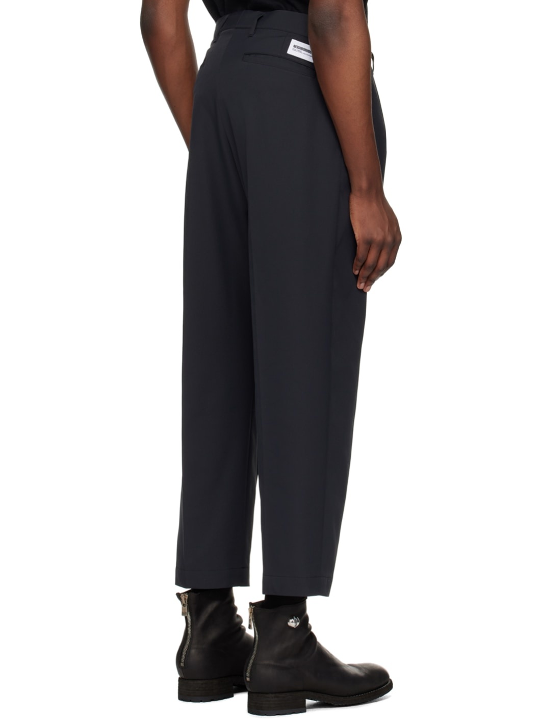 Black Tuck Trousers - 3
