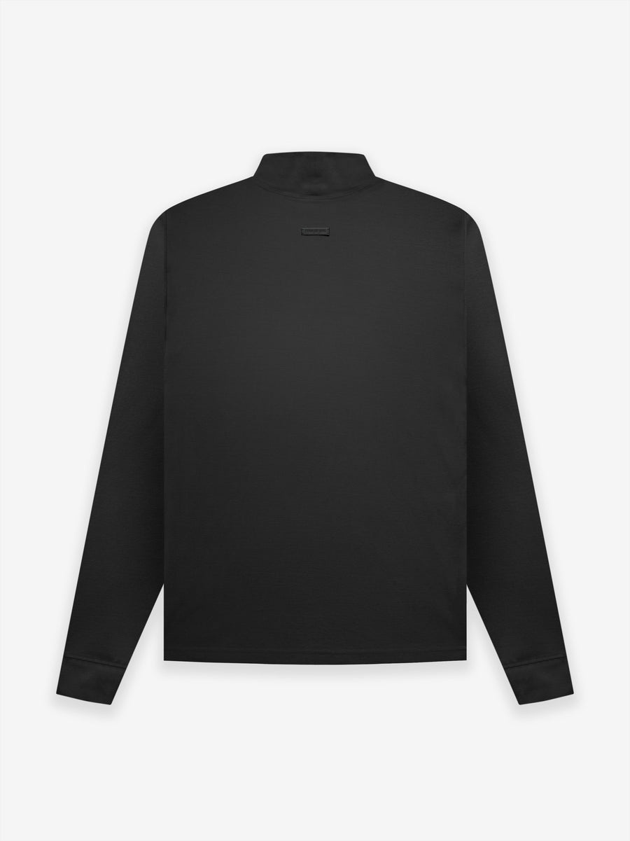 Pique Mock Neck - 2