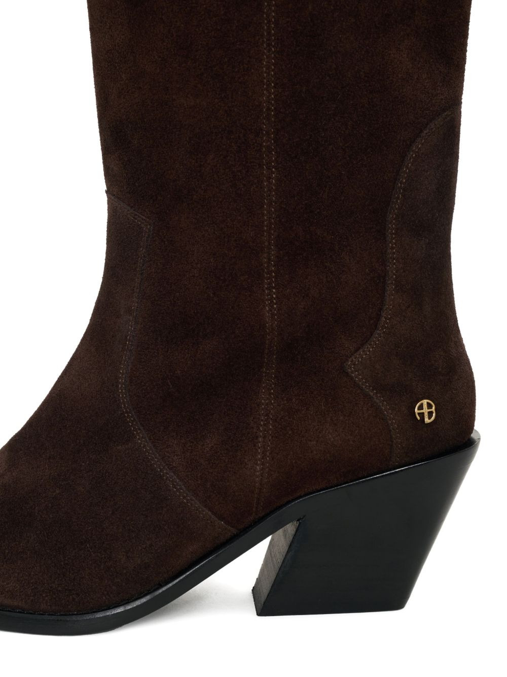 70mm Tania suede knee-high boots - 4