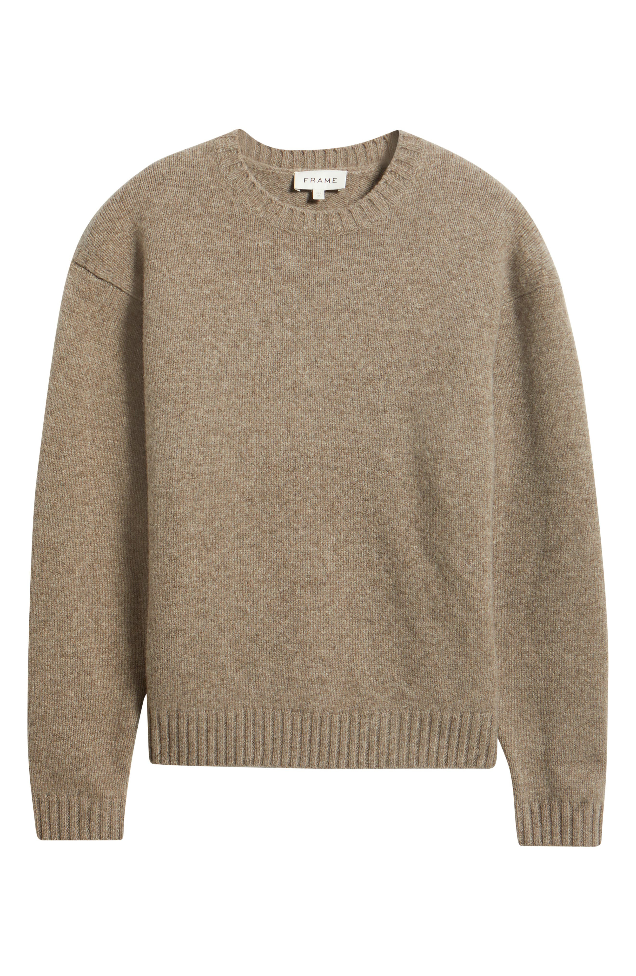 FRAME Yak Hair & Merino Wool Sweater in Dark Taupe at Nordstrom - 5