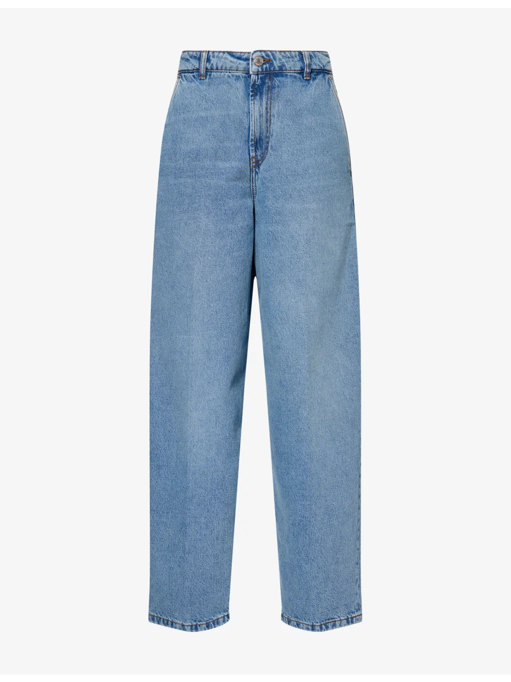 Balloon-Fit Denim Jeans - 1