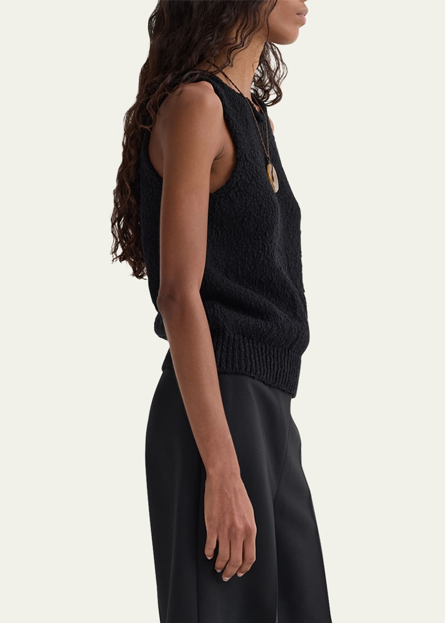Sleeveless Knit Top - 4