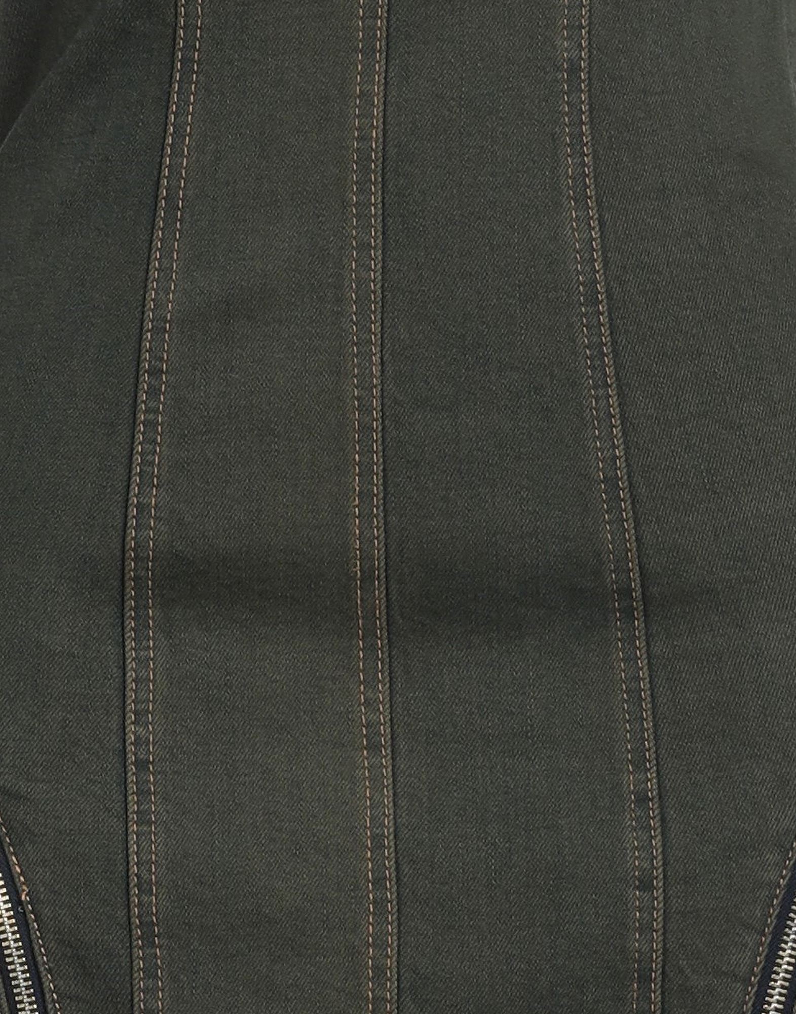 Military green Women's Denim Dress - 4