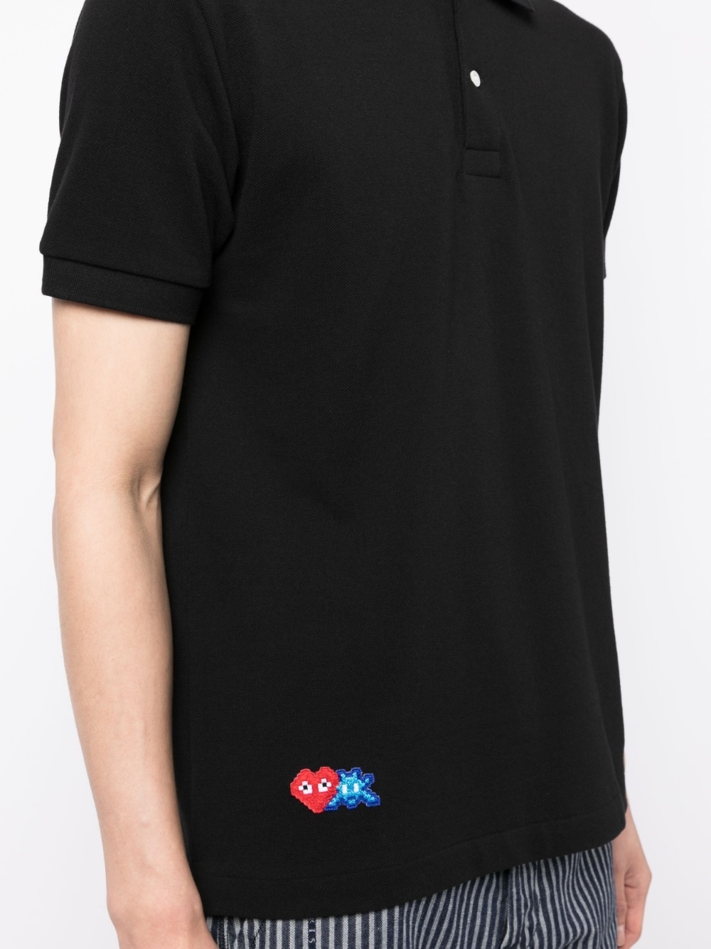 logo-appliqué cotton polo shirt - 5