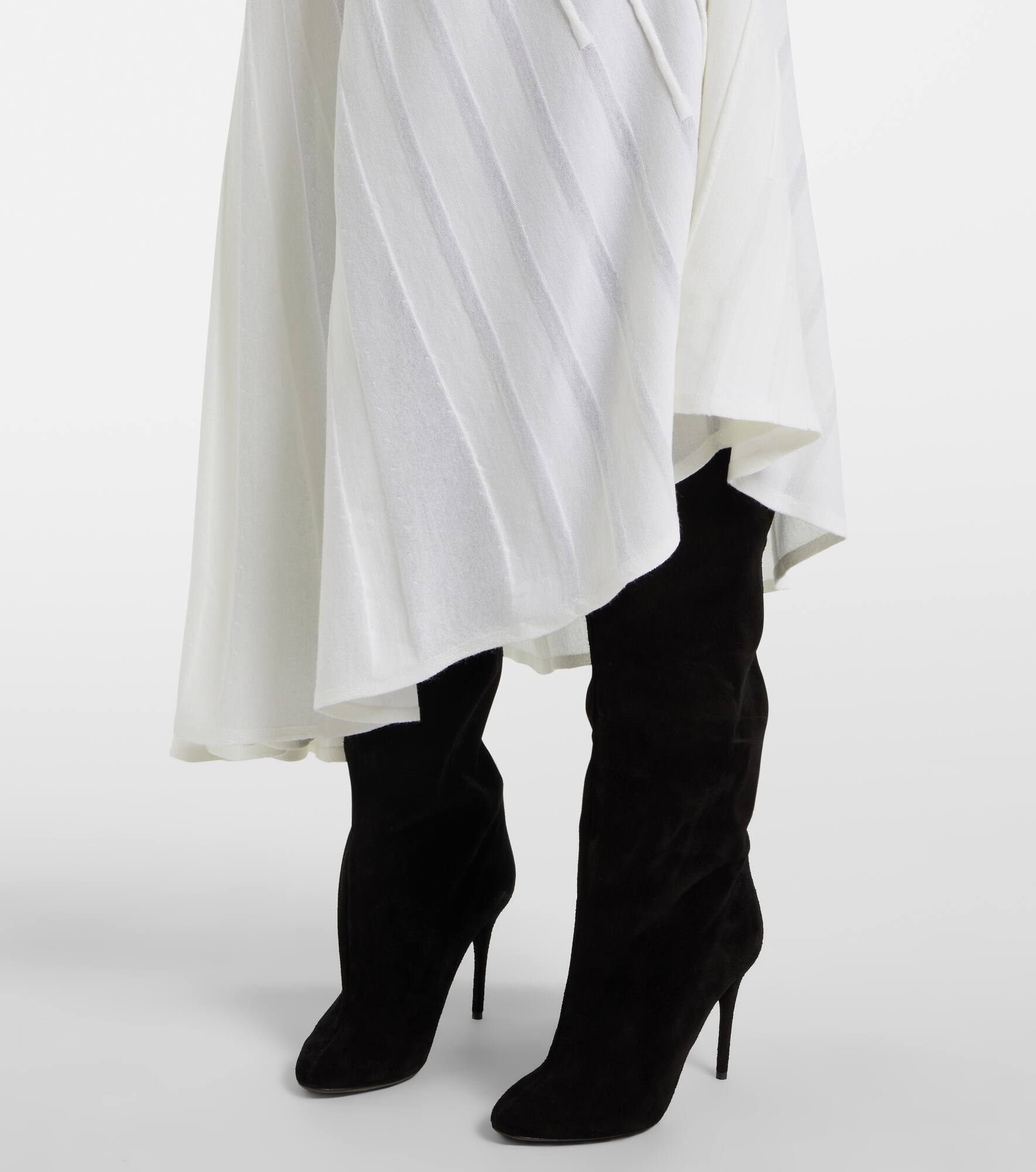 Asym Ray virgin wool midi dress - 5