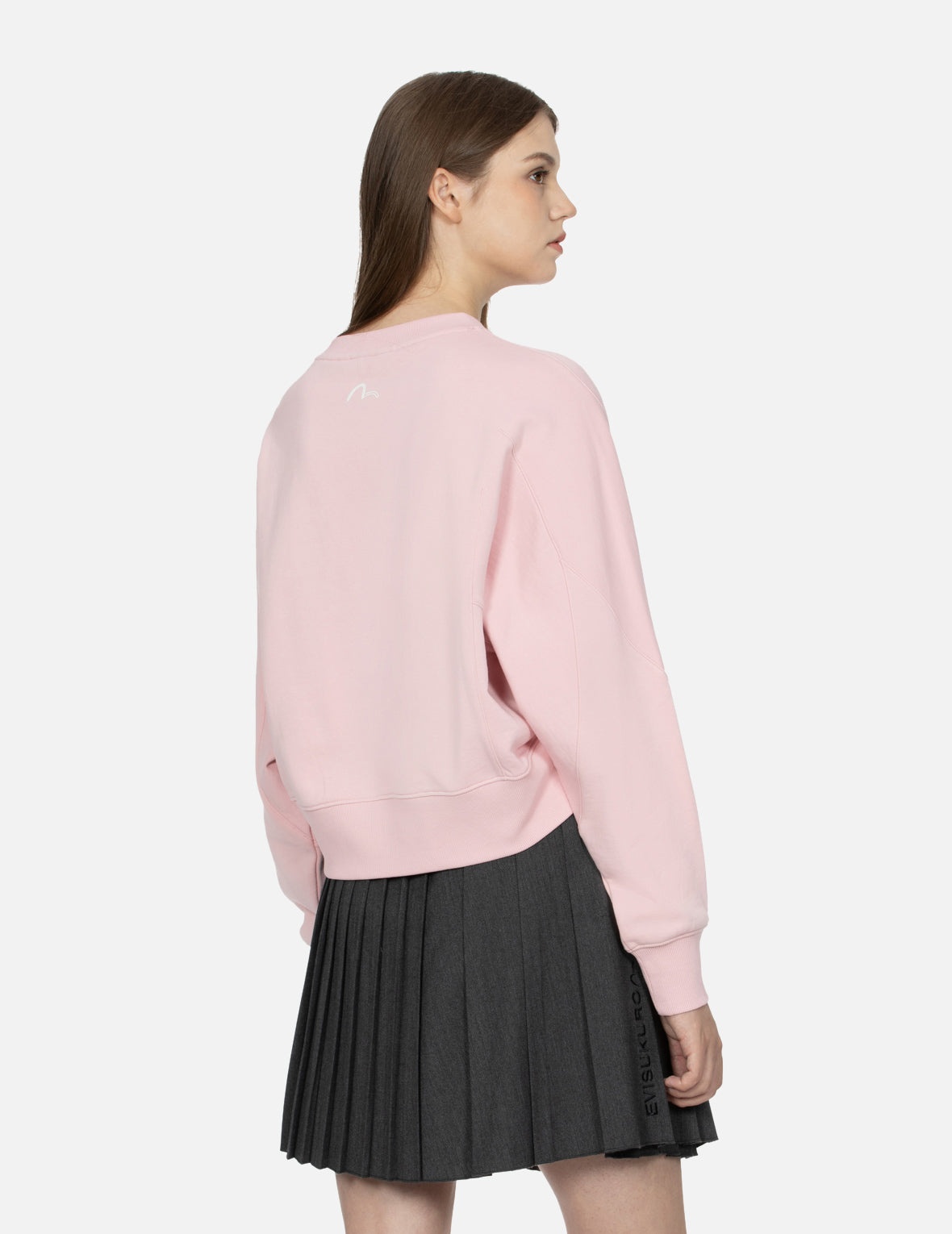 Floral Kamon Print and Logo Jacquard Loose Fit Sweatshirt - 8