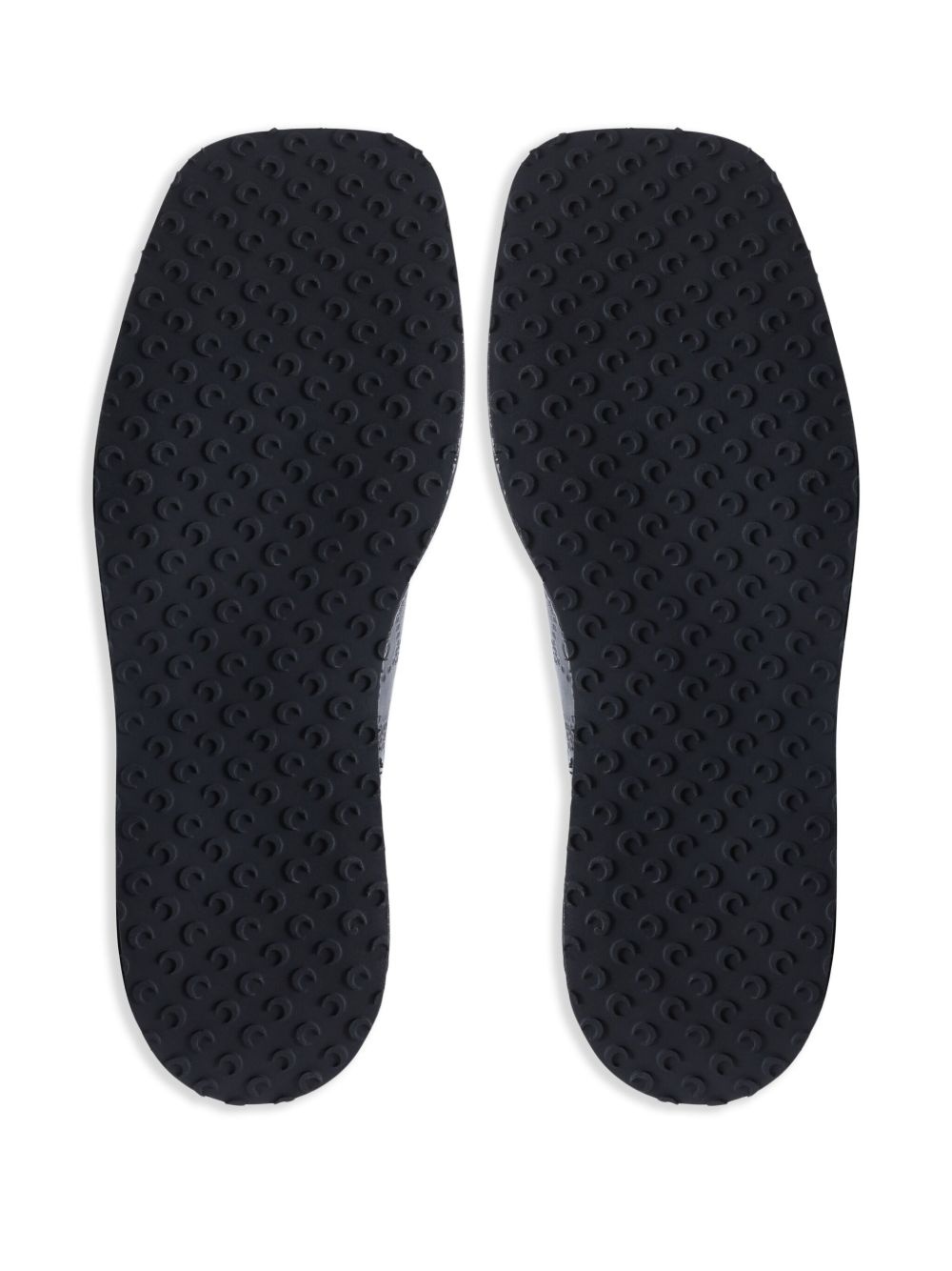 Moonagram-embossed mules - 4