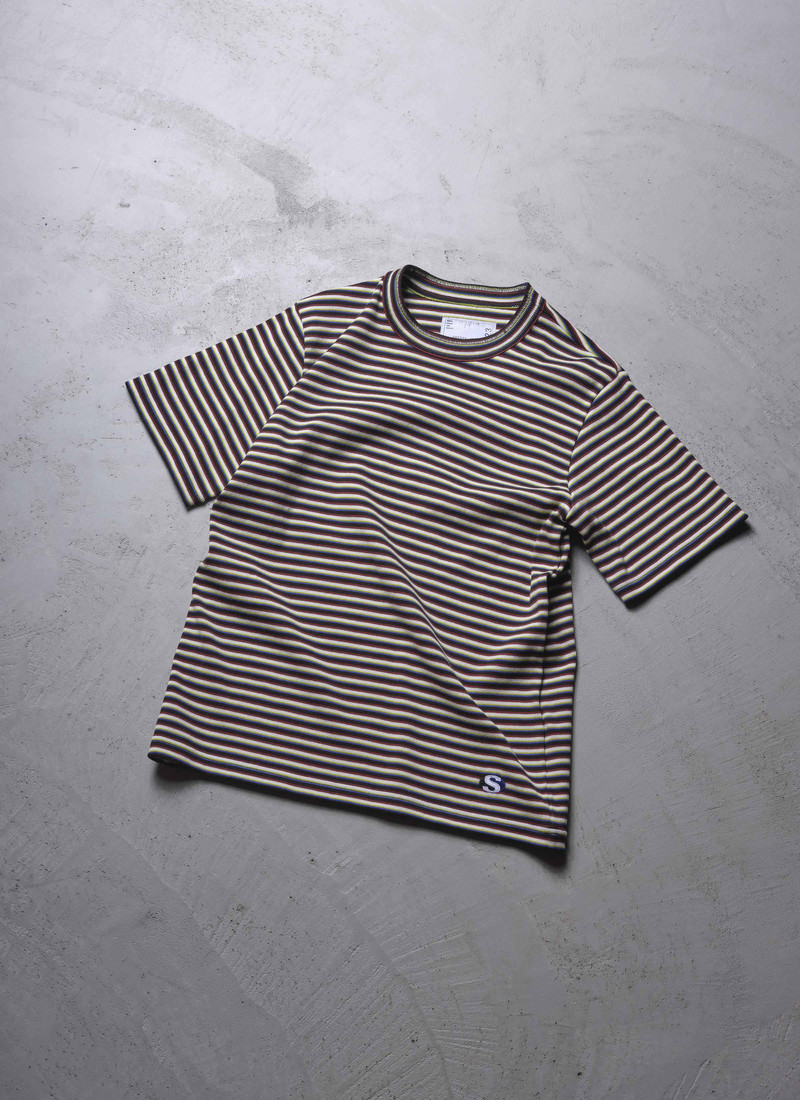 Stripe Cotton Rib T-Shirt 3