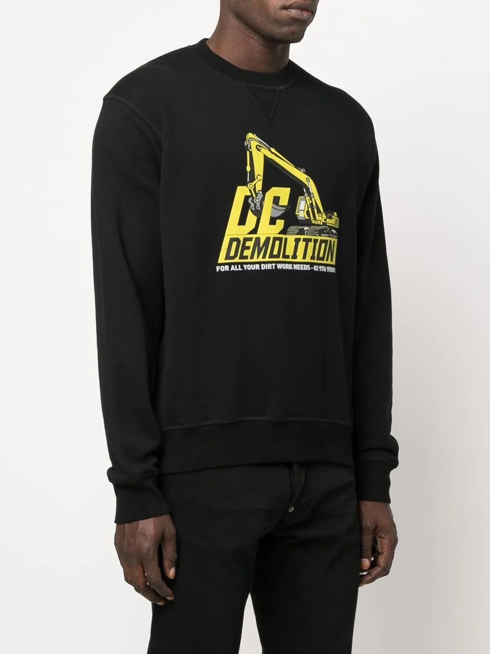 graphic-print cotton sweatshirt - 3