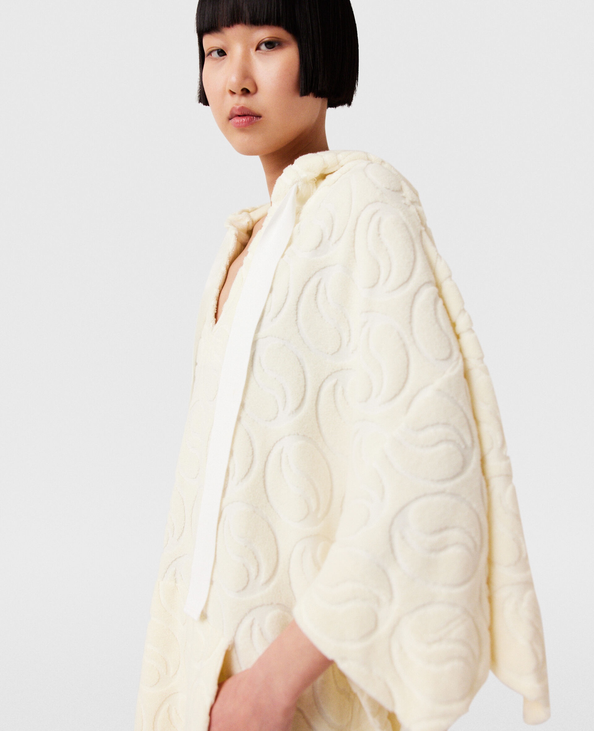 Toweling Hooded Mini Dress - 4