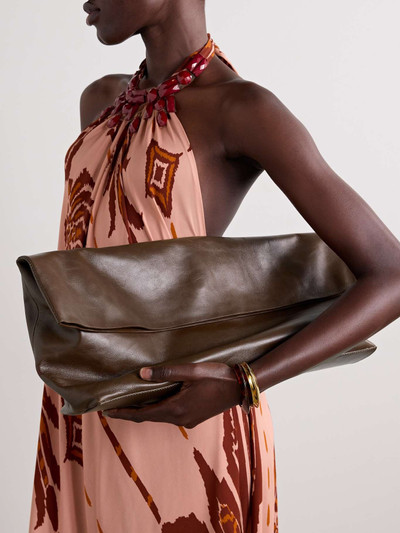 Johanna Ortiz Sultan of Swing maxi leather clutch outlook