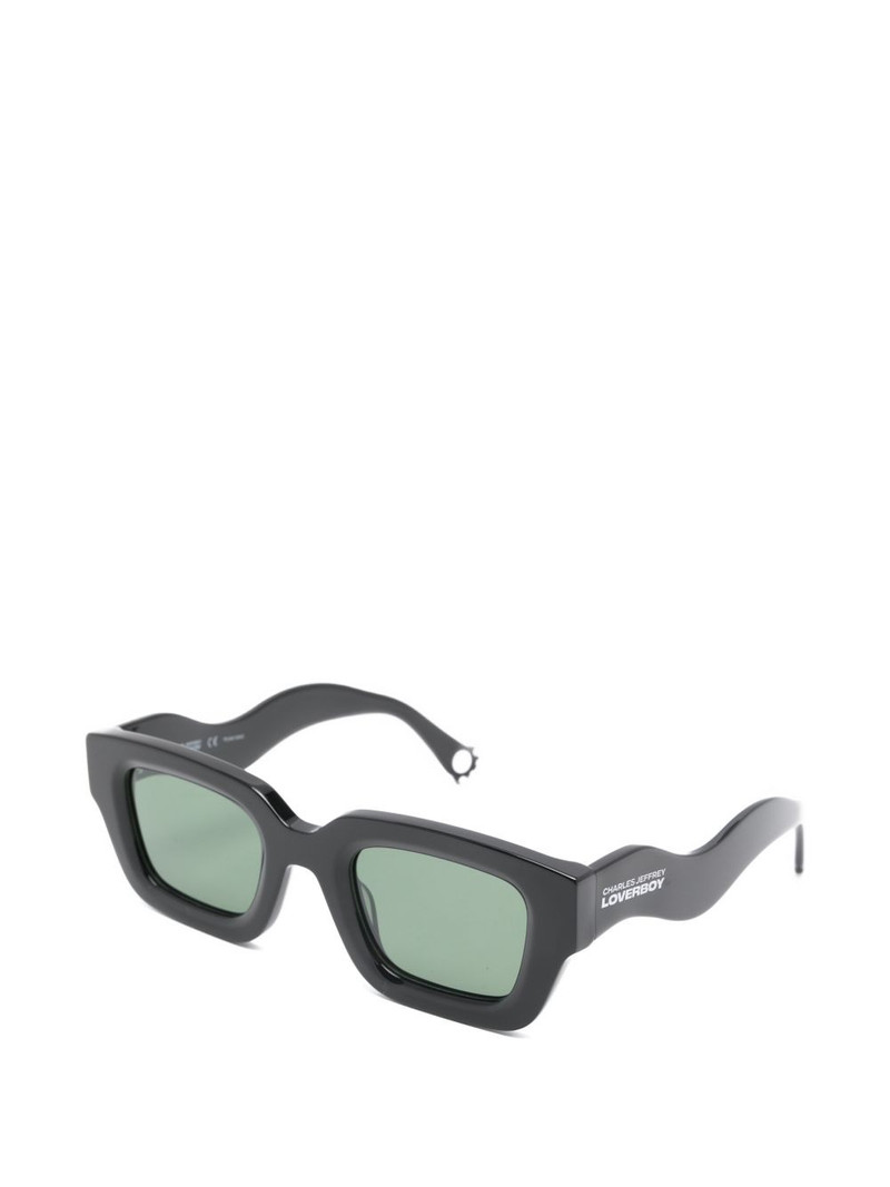 CHARLES JEFFREY LOVERBOY Topsy Turvy square-frame sunglasses outlook