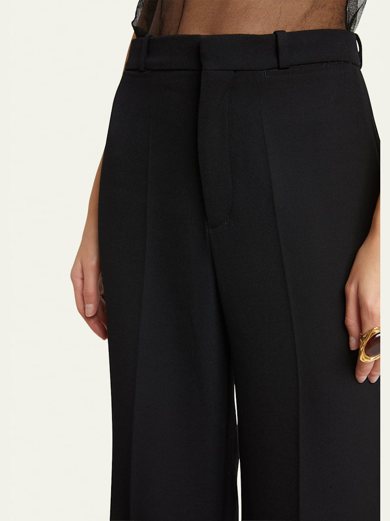 Chloé High Waist Flared Wool Pants outlook