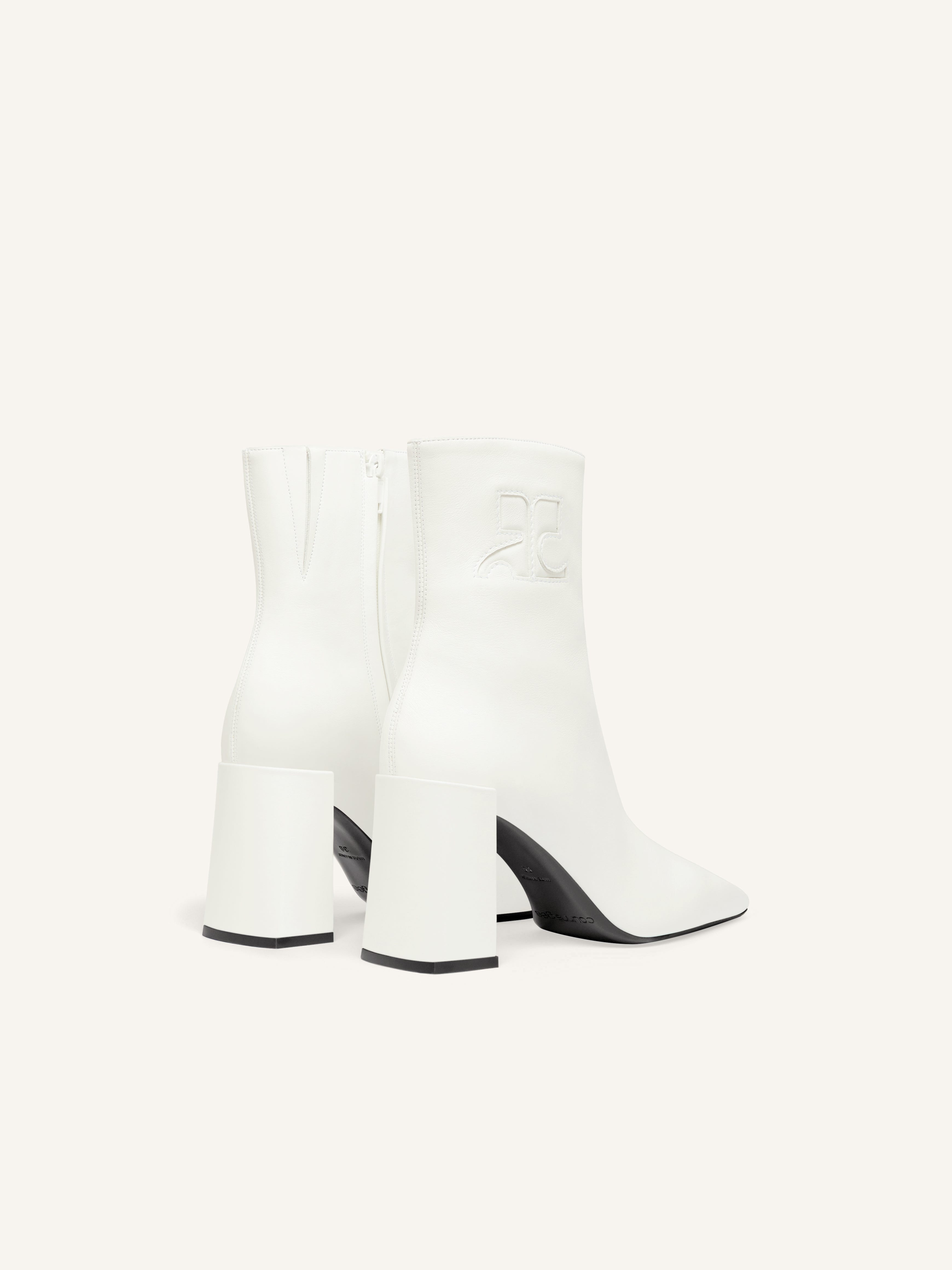 HERITAGE SHADOW LEATHER ANKLE BOOTS - 3