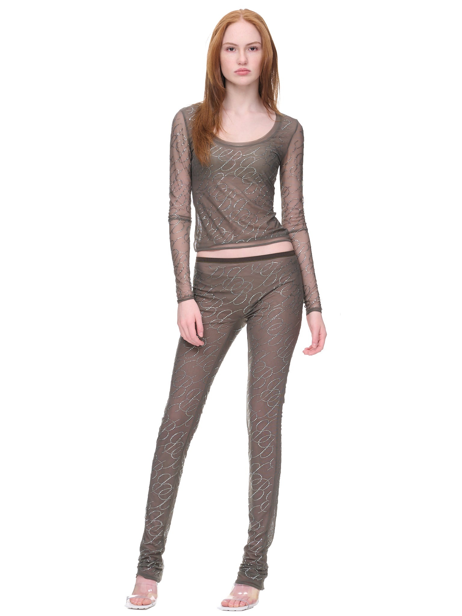 Rhinestone Logo Top - 6