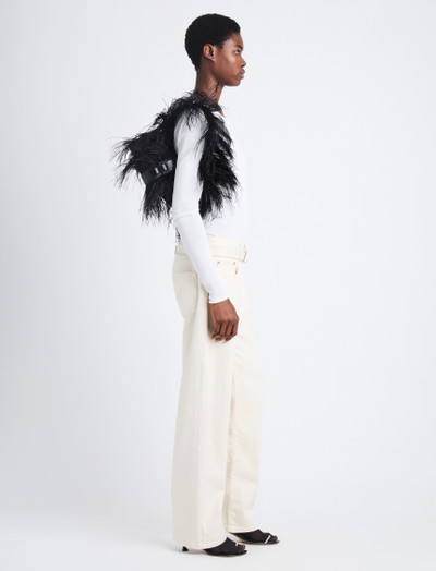 Proenza Schouler Park Shoulder Bag in Nylon With Feathers outlook
