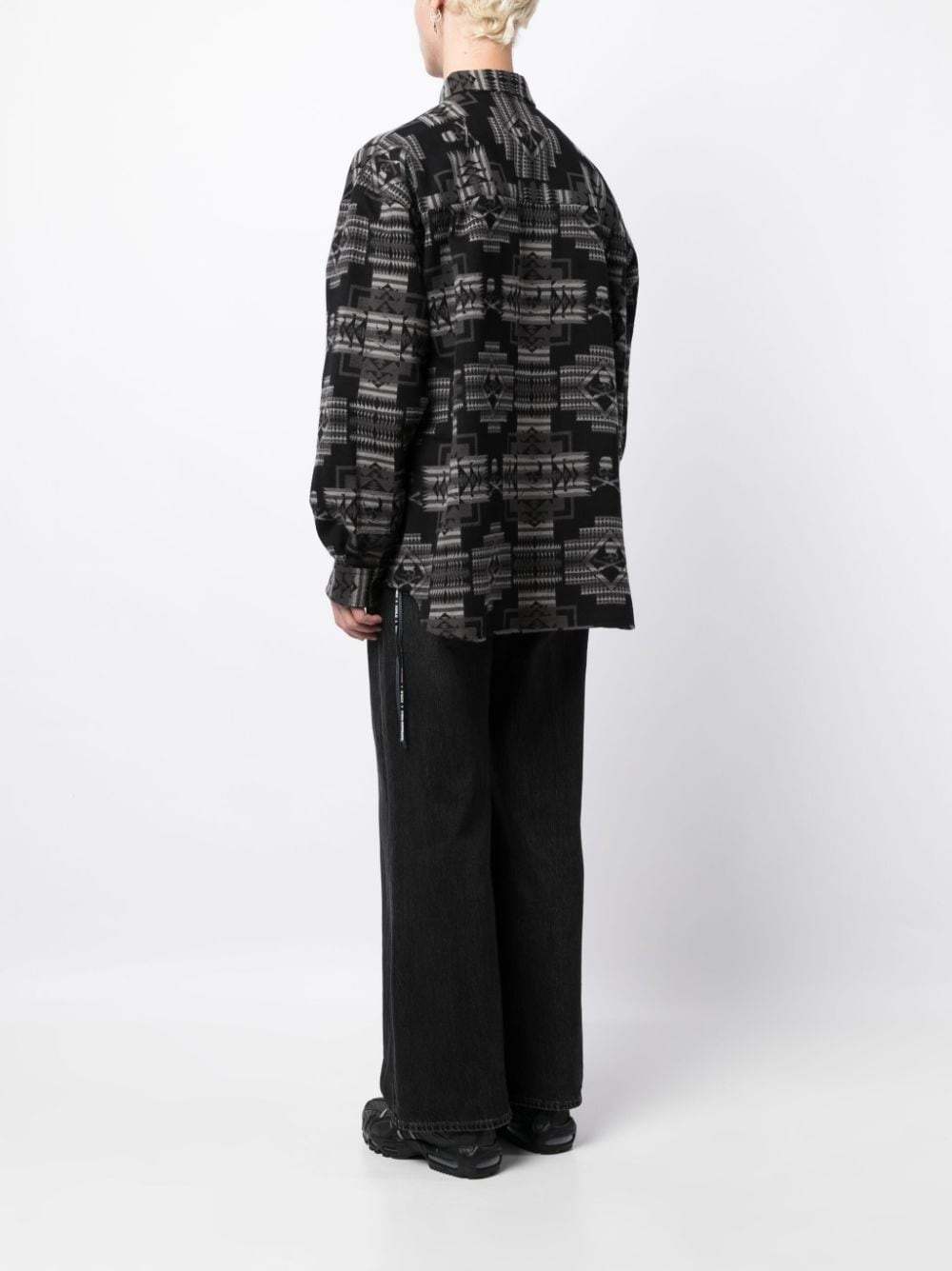 Chimayo jacquard cotton shirt - 4