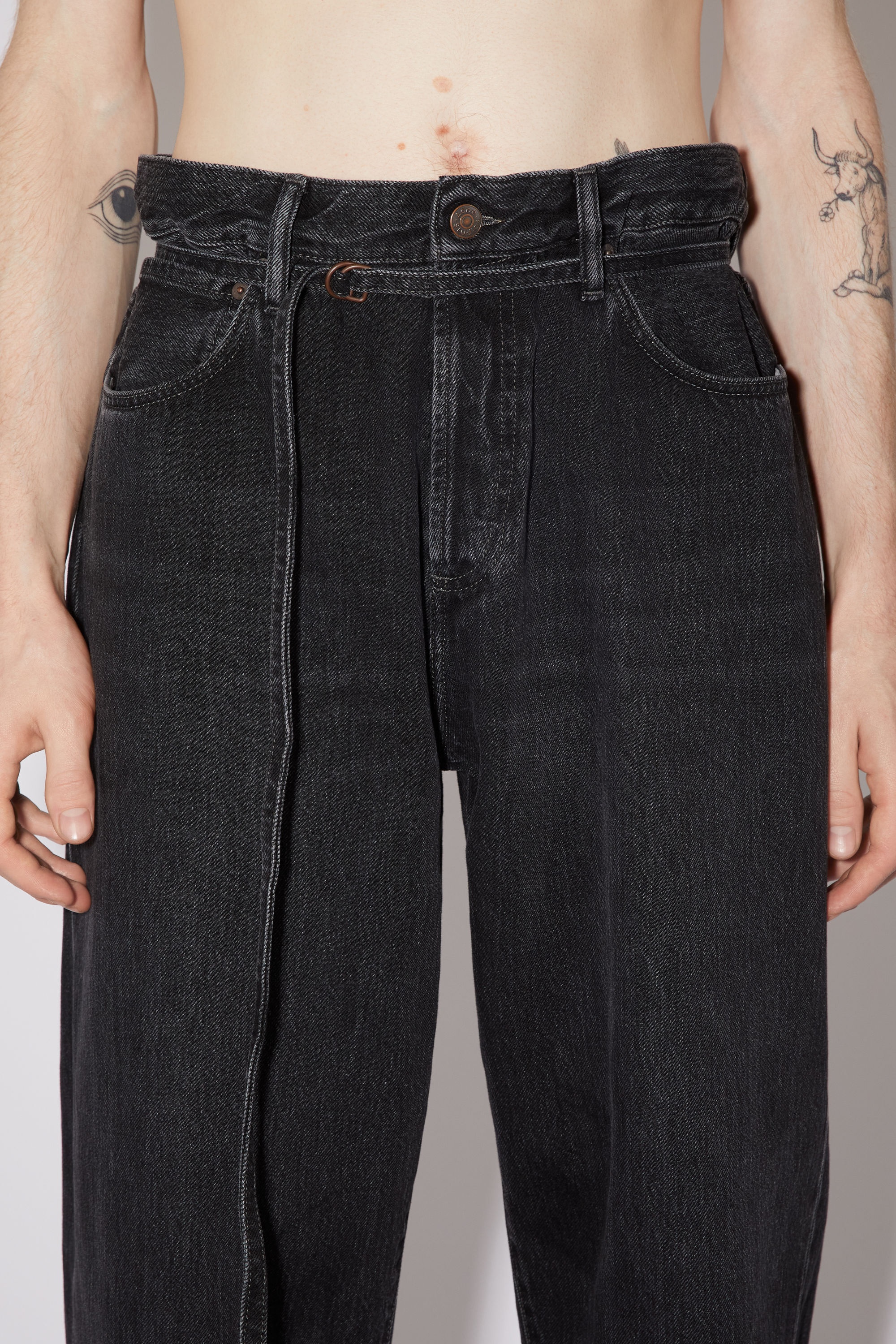 Loose fit jeans - Black - 6