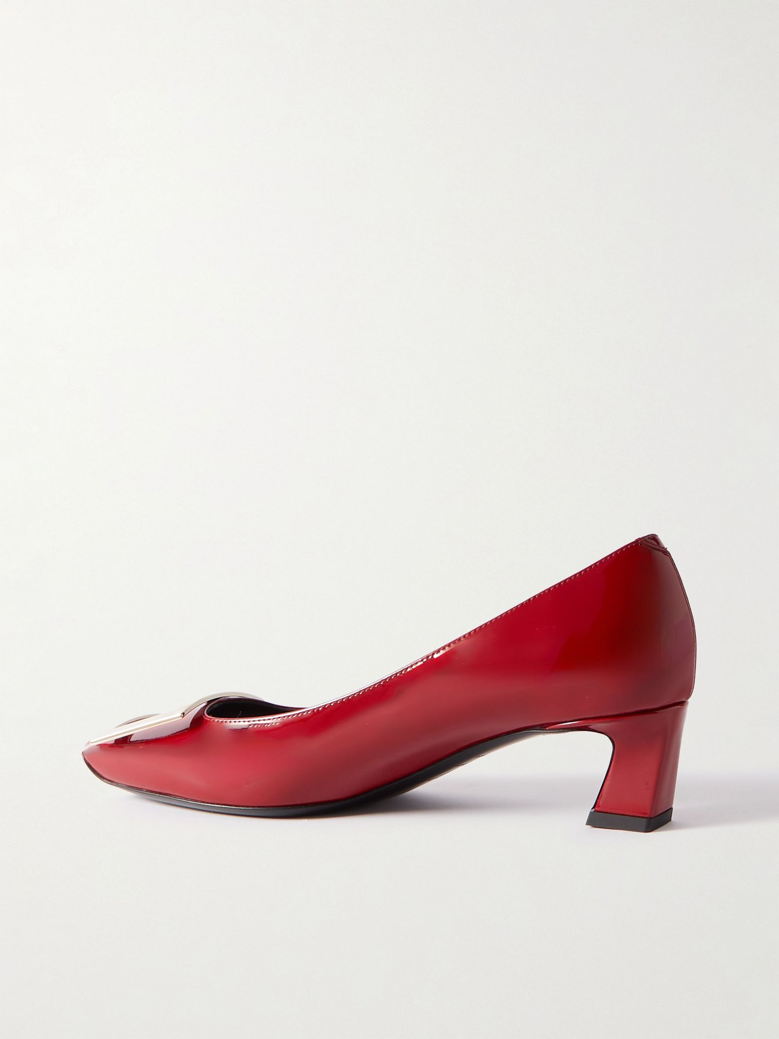 Trompette 45 patent-leather pumps Red - 3
