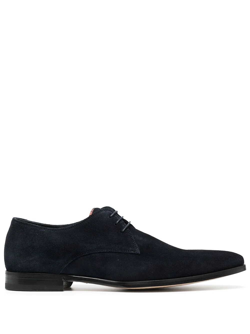 suede lace-up derby shoes - 1