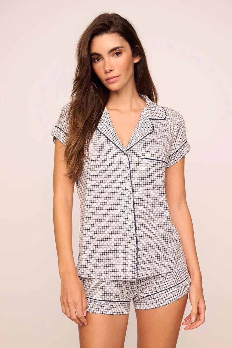 eberjey Gisele Printed TENCEL™ Modal Shortie Short PJ Set outlook