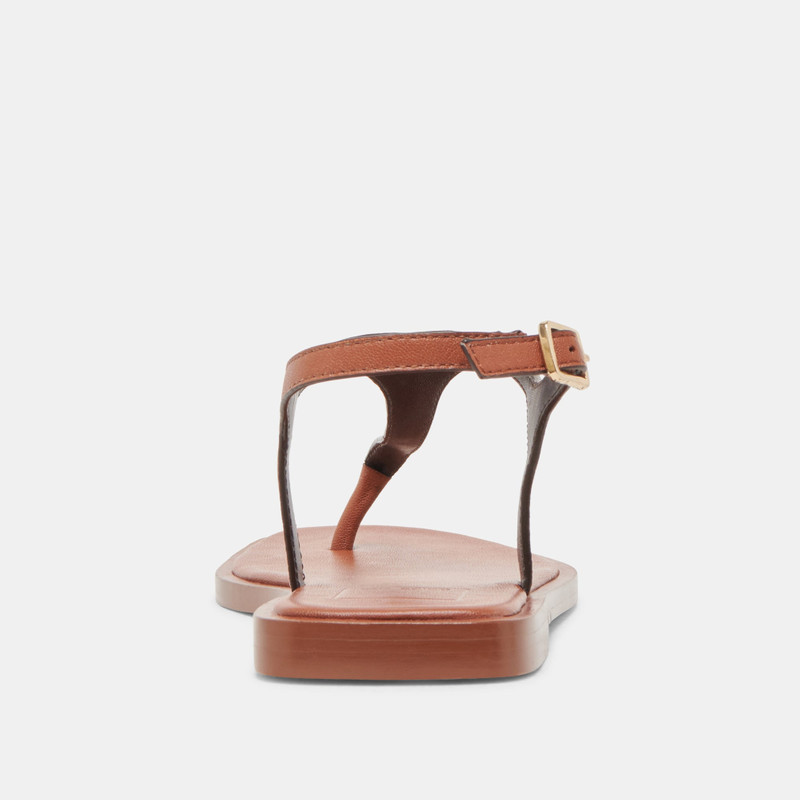 RAYE SANDALS TAN LEATHER 7