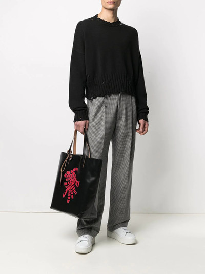 Marni logo-print tote bag outlook