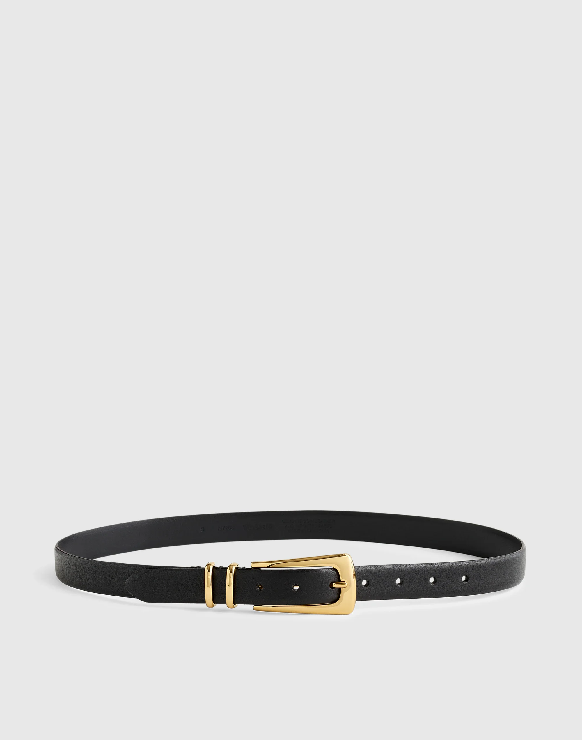 Elongated-Buckle Belt - 1