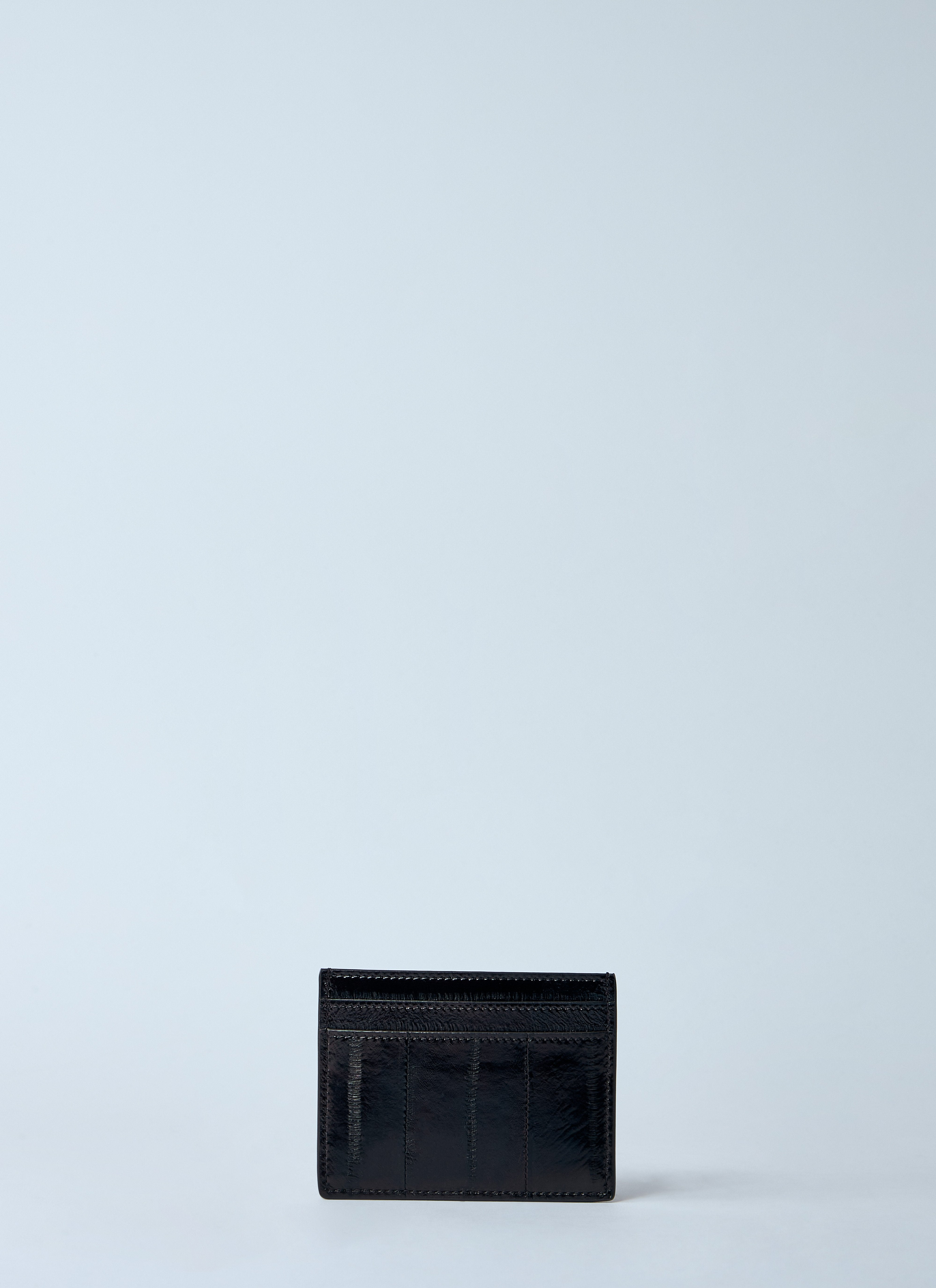 Saint Laurent Men Logo Print Leather Cardholder - 5