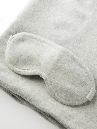 extreme cashmere Stretch-cashmere wrap, pillow and eye mask set outlook