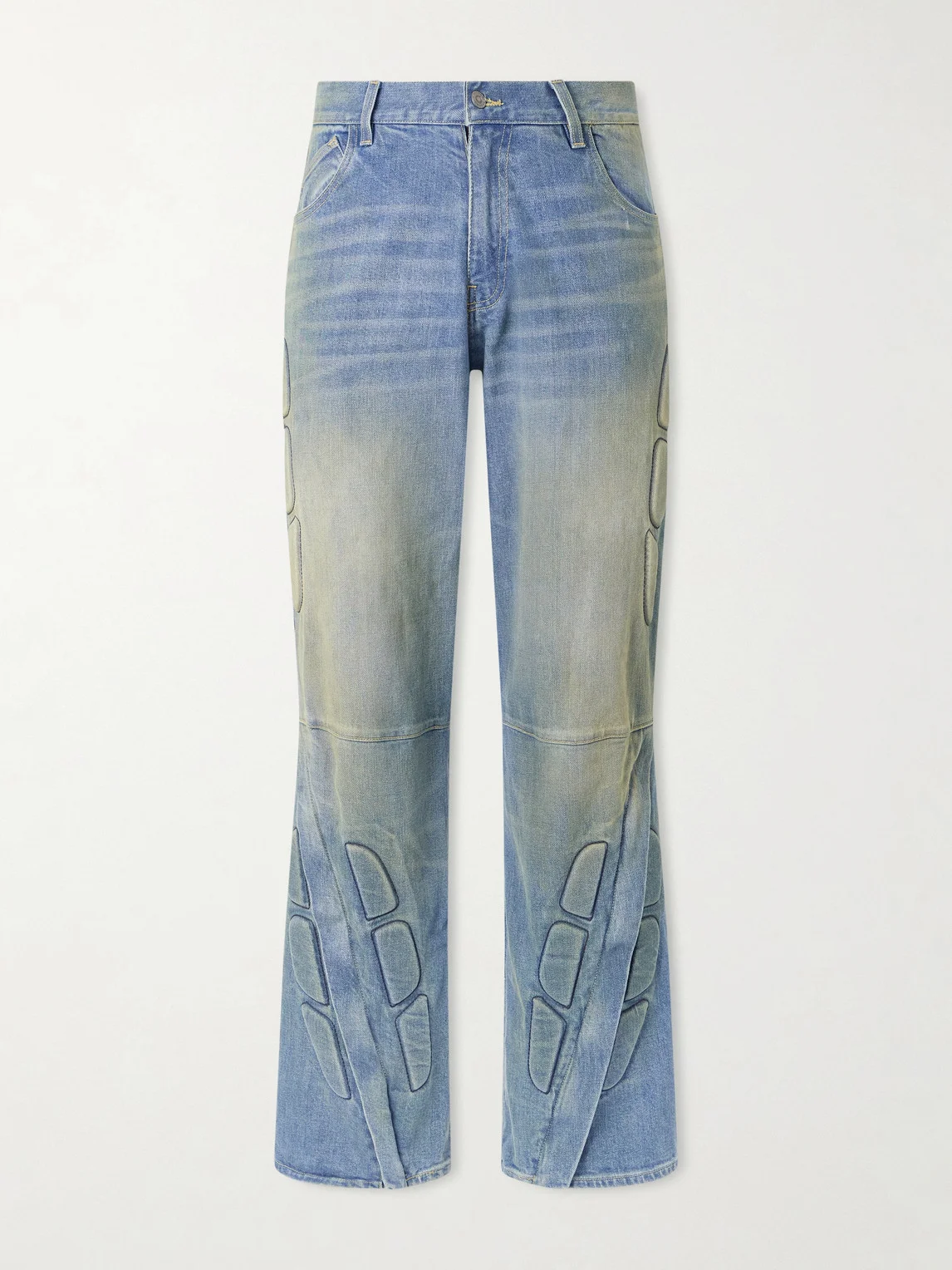 Enduro Straight-Leg Padded Jeans - 1