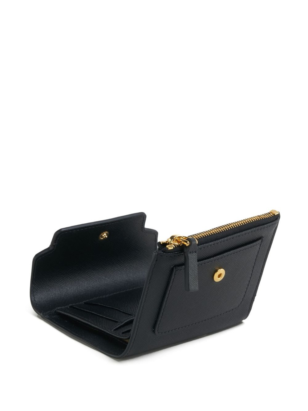 Saffiano leather flat wallet - 5