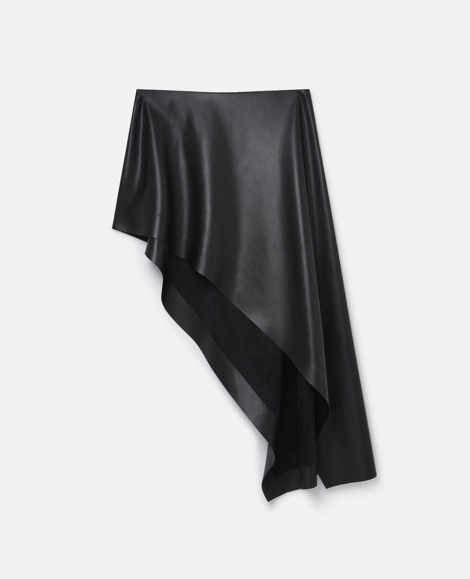 Satin Asymmetric Skirt - 1