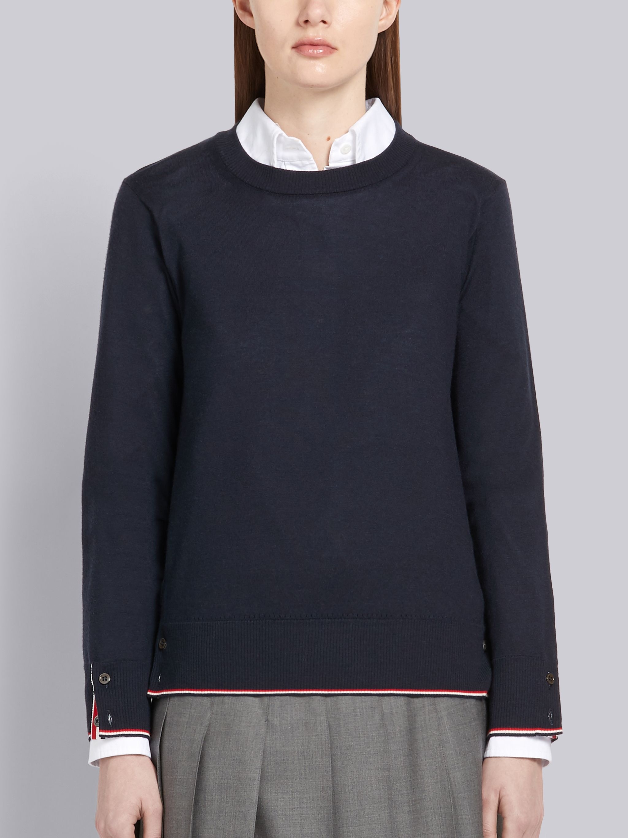 RWB Tipping Cashmere Pullover - 1