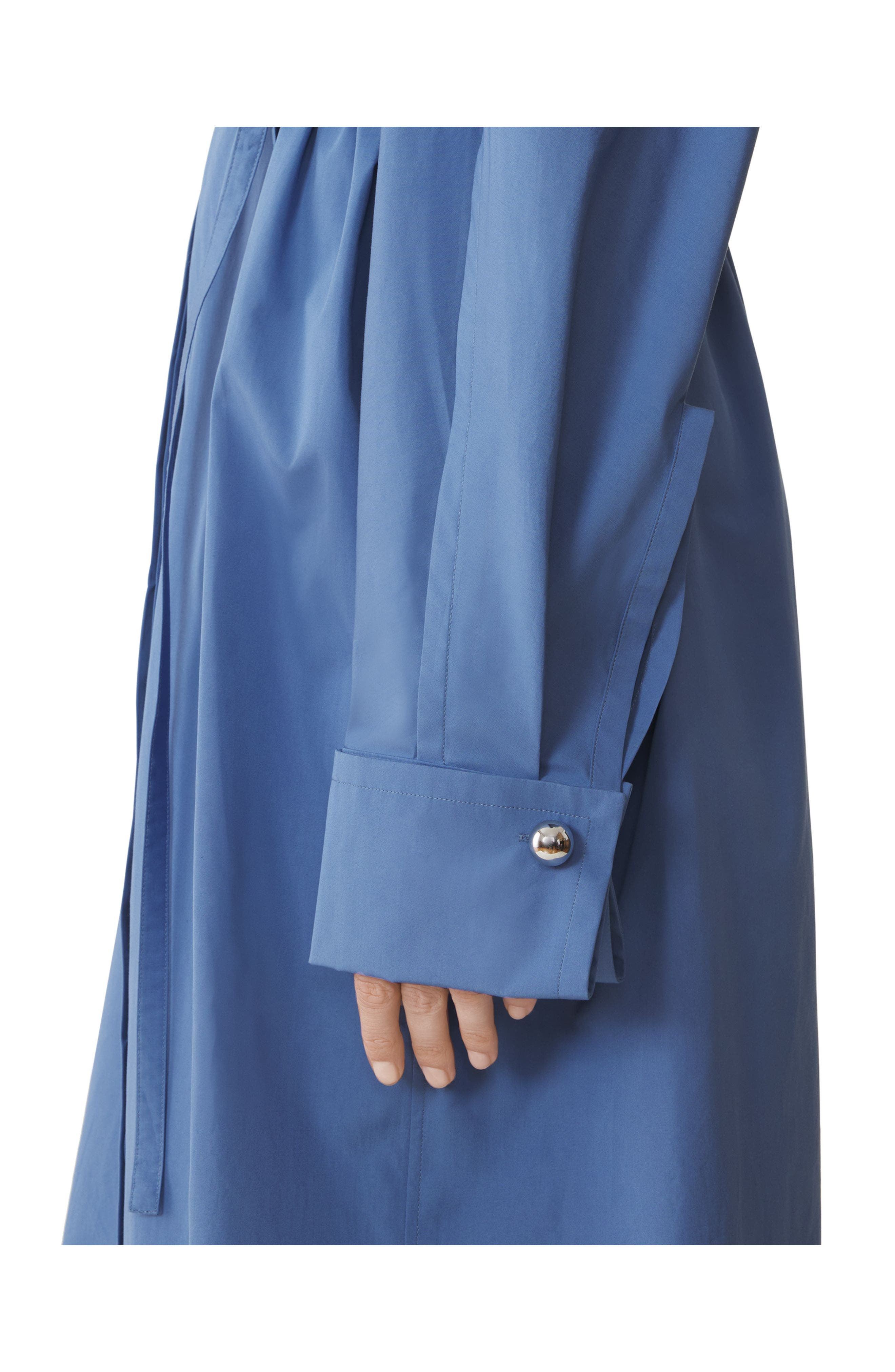 Lanvin Shirt Dress In Poplin Cotton in Jeanne Blue at Nordstrom - 5