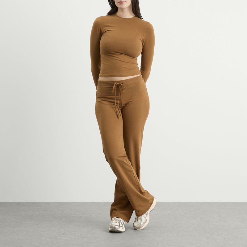 SKIMS SKIMS Cotton Jersey Straight Leg Pant outlook