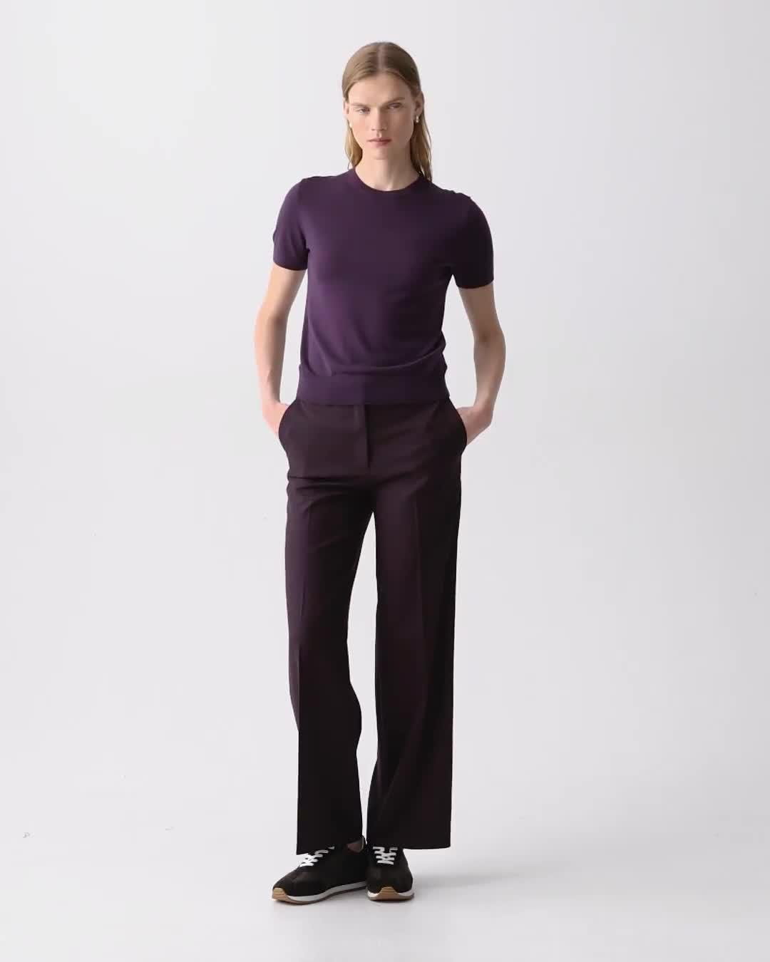Classic Straight Pant in Good Wool - 7