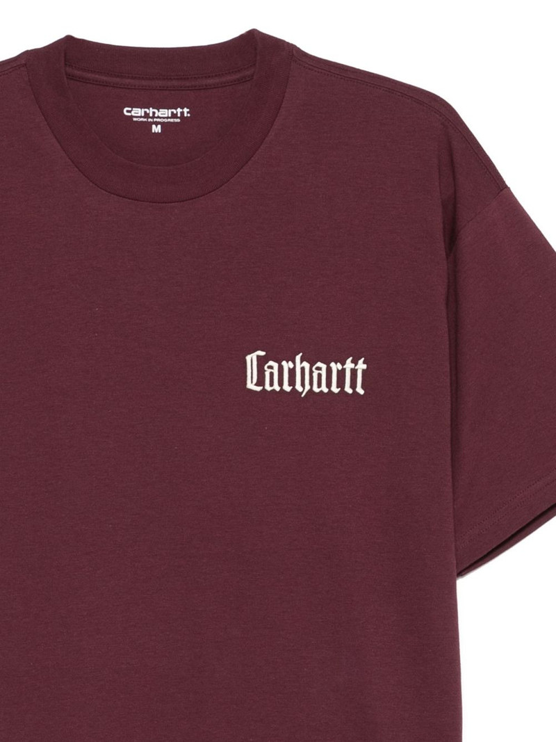logo-embroidered t-shirt 3