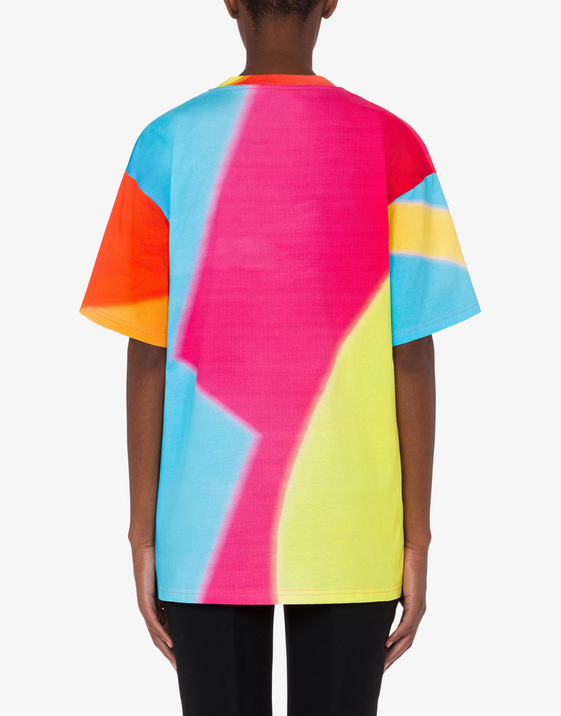 PROJECTION PRINT JERSEY T-SHIRT 3