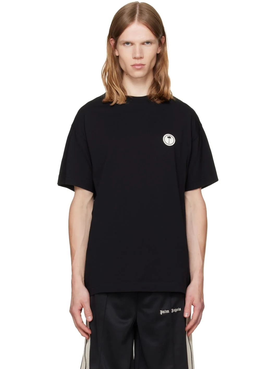 Black Palm Tree Regular T-shirt - 1
