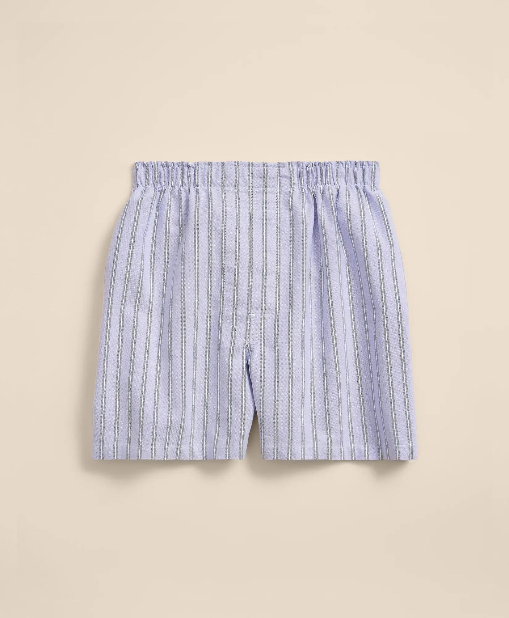Cotton Oxford Stripe Boxers - 1