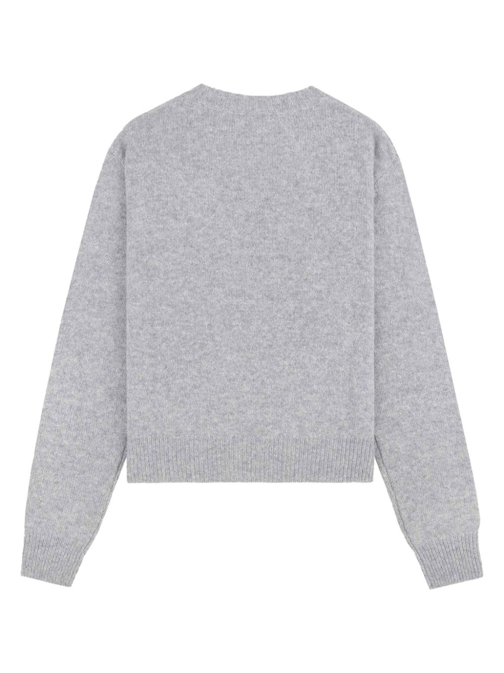 logo-embroidered cashmere jumper - 2
