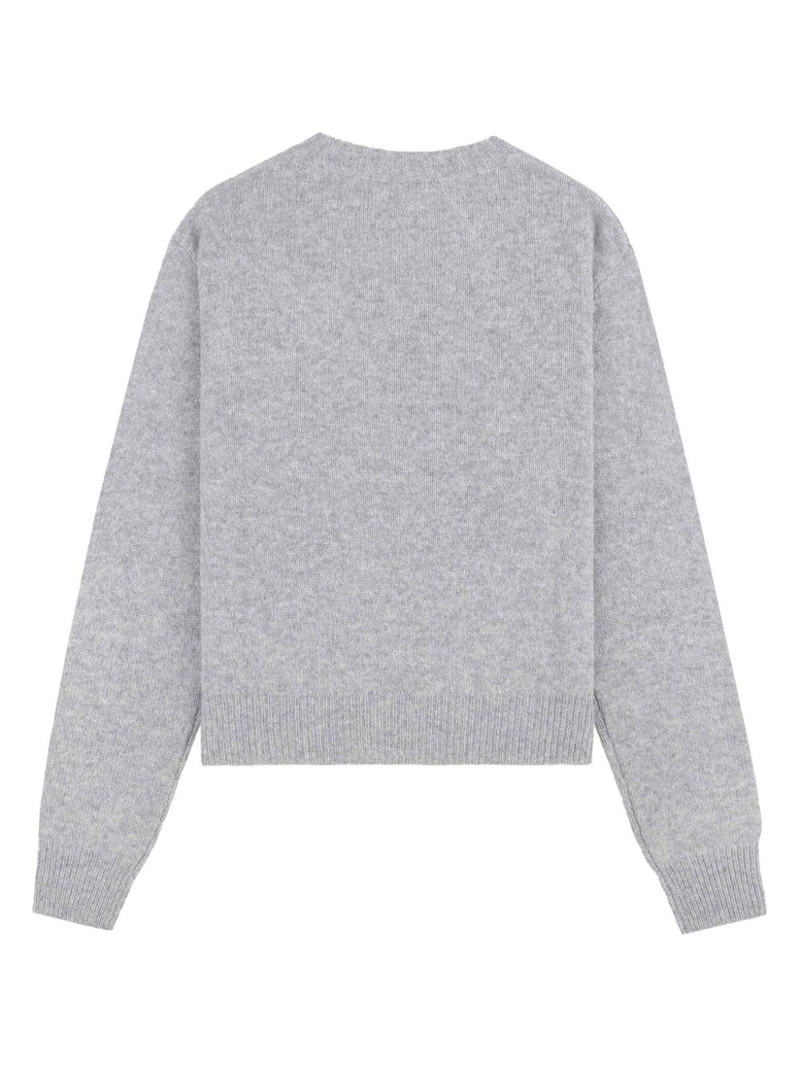 Sporty & Rich logo-embroidered cashmere jumper outlook