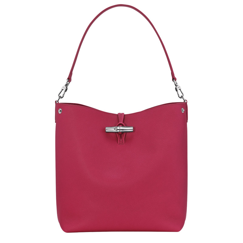 Le Roseau M Shoulder bag Beetroot - Leather 1