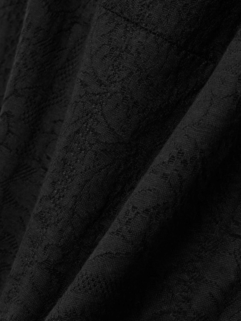 Satin and lace midi dress 4